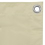 Balkonmarkise aus cremefarbenem Oxford-Stoff, 120 x 600 cm von vidaXL, Sonnenschirme - Ref: Foro24-134959, Preis: 23,74 €, Ra...