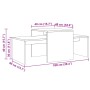 Mitteltisch aus Eichen-Ingenieurholz, handgefertigt, 100x48x40 cm. von , Couchtisch - Ref: Foro24-856055, Preis: 66,45 €, Rab...