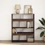 Estantería de madera de ingeniería marrón roble 100x33x125,5 cm de , Librerías y estanterías - Ref: Foro24-3309363, Precio: 9...