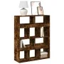 Estantería madera de ingeniería roble ahumado 100x33x125,5 cm de , Librerías y estanterías - Ref: Foro24-3309361, Precio: 95,...