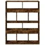 Estantería madera de ingeniería roble ahumado 100x33x125,5 cm de , Librerías y estanterías - Ref: Foro24-3309361, Precio: 95,...