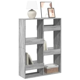 Estantería de madera de ingeniería gris Sonoma 100x33x135 cm by , Bookcases and shelves - Ref: Foro24-3309389, Price: 93,68 €...