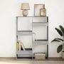 Estantería de madera de ingeniería gris Sonoma 100x33x135 cm de , Librerías y estanterías - Ref: Foro24-3309389, Precio: 93,6...