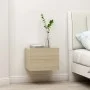 Nachttisch aus Sperrholz in Eichenholzfarbe, 40x30x30 cm. von , Nachttische - Ref: Foro24-801059, Preis: 36,18 €, Rabatt: %