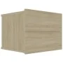 Nachttisch aus Sperrholz in Eichenholzfarbe, 40x30x30 cm. von , Nachttische - Ref: Foro24-801059, Preis: 36,18 €, Rabatt: %