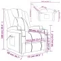 Schwarzer Kunstleder-Massagesessel von , Elektrische Massagesessel - Ref: Foro24-342712, Preis: 243,88 €, Rabatt: %