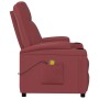 Sillón de masaje de cuero sintético rojo tinto de , Sillones de masaje eléctricos - Ref: Foro24-342716, Precio: 205,75 €, Des...