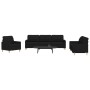 Juego de sofás 3 piezas tela negro by , Sofas - Ref: Foro24-3278291, Price: 626,42 €, Discount: %