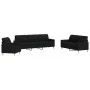 Juego de sofás 3 piezas tela negro by , Sofas - Ref: Foro24-3278291, Price: 616,79 €, Discount: %