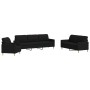 Juego de sofás 3 piezas tela negro by , Sofas - Ref: Foro24-3278291, Price: 626,42 €, Discount: %