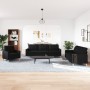 Juego de sofás 3 piezas tela negro by , Sofas - Ref: Foro24-3278291, Price: 626,42 €, Discount: %