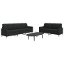 Juego de sofás 2 piezas tela negro by , Sofas - Ref: Foro24-3278323, Price: 487,50 €, Discount: %