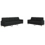 Juego de sofás 2 piezas tela negro by , Sofas - Ref: Foro24-3278323, Price: 487,50 €, Discount: %