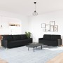 Juego de sofás 2 piezas tela negro by , Sofas - Ref: Foro24-3278323, Price: 487,50 €, Discount: %