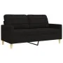 Juego de sofás 2 piezas tela negro by , Sofas - Ref: Foro24-3278323, Price: 479,95 €, Discount: %