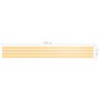 Toldo para balcón tela oxford blanco y amarillo 75x600 cm de vidaXL, Sombrillas - Ref: Foro24-134903, Precio: 27,18 €, Descue...