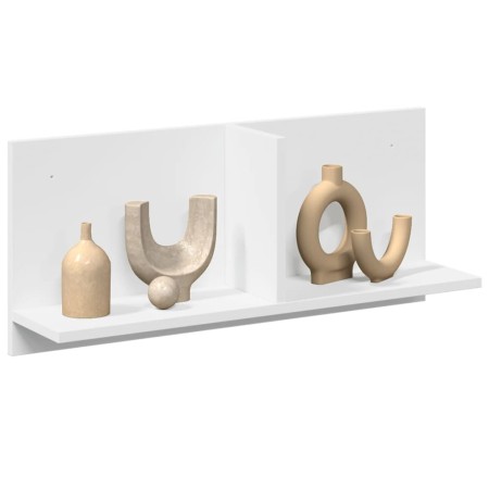 Wandschrank aus weißem Ingenieurholz 70x16,5x30 cm von , Regale und Regale - Ref: Foro24-854850, Preis: 20,33 €, Rabatt: %
