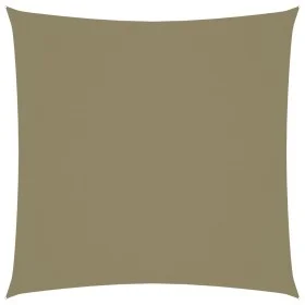 Beige Oxford fabric square sail awning 6x6 m by vidaXL, Umbrellas - Ref: Foro24-135142, Price: 104,21 €, Discount: %