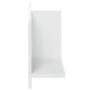 Wandschrank aus weißem Ingenieurholz 70x16,5x30 cm von , Regale und Regale - Ref: Foro24-854850, Preis: 20,07 €, Rabatt: %