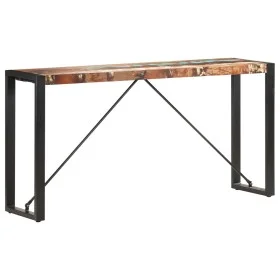 Solid recycled wood console table 150x35x76 cm by , Side tables - Ref: Foro24-285949, Price: 122,25 €, Discount: %