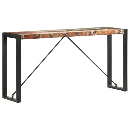 Solid recycled wood console table 150x35x76 cm by , Side tables - Ref: Foro24-285949, Price: 122,25 €, Discount: %