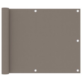Taupe gray Oxford fabric balcony awning 75x300 cm by vidaXL, Umbrellas - Ref: Foro24-134984, Price: 18,48 €, Discount: %