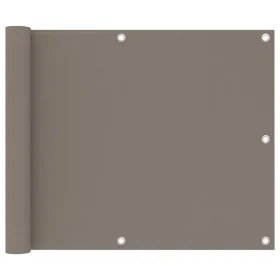 Taupe gray Oxford fabric balcony awning 75x300 cm by vidaXL, Umbrellas - Ref: Foro24-134984, Price: 17,34 €, Discount: %
