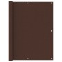 Balkonmarkise aus braunem Oxford-Stoff, 120 x 300 cm von vidaXL, Sonnenschirme - Ref: Foro24-135076, Preis: 20,33 €, Rabatt: %