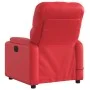 Reclining massage armchair in red synthetic leather by , Armchairs - Ref: Foro24-372515, Price: 214,17 €, Discount: %