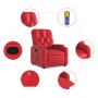 Reclining massage armchair in red synthetic leather by , Armchairs - Ref: Foro24-372515, Price: 216,06 €, Discount: %
