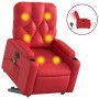 Red artificial leather electric lift armchair by , Armchairs - Ref: Foro24-3204798, Price: 331,35 €, Discount: %