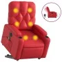 Red artificial leather electric lift armchair by , Armchairs - Ref: Foro24-3204798, Price: 353,82 €, Discount: %