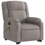 Elektrischer, verstellbarer, wiederverstellbarer Massagesessel aus taupefarbenem Stoff. von , Sessel - Ref: Foro24-3205246, P...