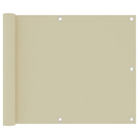 Balkonmarkise, cremefarbenes Oxford-Gewebe, 75 x 500 cm von vidaXL, Sonnenschirme - Ref: Foro24-134950, Preis: 22,58 €, Rabat...