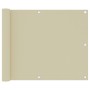 Balkonmarkise, cremefarbenes Oxford-Gewebe, 75 x 500 cm von vidaXL, Sonnenschirme - Ref: Foro24-134950, Preis: 22,58 €, Rabat...