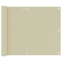 Toldo para balcón tela oxford crema 75x500 cm de vidaXL, Sombrillas - Ref: Foro24-134950, Precio: 22,13 €, Descuento: %