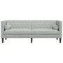 Chesterfield 3-seater sofa with light gray velvet cushions by , Sofas - Ref: Foro24-372693, Price: 273,24 €, Discount: %