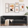Chesterfield 3-seater sofa with black velvet cushions by , Sofas - Ref: Foro24-372698, Price: 276,18 €, Discount: %