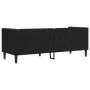 Sofá Chesterfield 3 plazas con cojines terciopelo negro de , Sofás - Ref: Foro24-372698, Precio: 364,02 €, Descuento: %