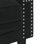 Sofá Chesterfield 3 plazas con cojines terciopelo negro de , Sofás - Ref: Foro24-372698, Precio: 364,02 €, Descuento: %