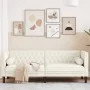 Chesterfield 3-seater sofa with white cream velvet cushions by , Sofas - Ref: Foro24-372700, Price: 332,05 €, Discount: %