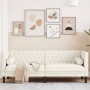 Chesterfield-Sofa mit 3 Sitzen und cremeweißen Samtkissen. von , Sofas - Ref: Foro24-372700, Preis: 315,30 €, Rabatt: %