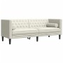 Chesterfield-Sofa mit 3 Sitzen und cremeweißen Samtkissen. von , Sofas - Ref: Foro24-372700, Preis: 315,30 €, Rabatt: %