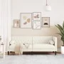 Chesterfield-Sofa mit 3 Sitzen und cremeweißen Samtkissen. von , Sofas - Ref: Foro24-372700, Preis: 332,05 €, Rabatt: %