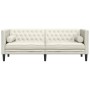 Chesterfield 3-seater sofa with white cream velvet cushions by , Sofas - Ref: Foro24-372700, Price: 315,30 €, Discount: %
