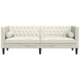 Chesterfield 3-seater sofa with white cream velvet cushions by , Sofas - Ref: Foro24-372700, Price: 332,05 €, Discount: %