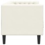 Chesterfield 3-seater sofa with white cream velvet cushions by , Sofas - Ref: Foro24-372700, Price: 315,30 €, Discount: %