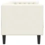 Chesterfield 3-seater sofa with white cream velvet cushions by , Sofas - Ref: Foro24-372700, Price: 332,05 €, Discount: %
