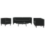 Chesterfield sofa set with 3 black velvet cushions. by , Sofas - Ref: Foro24-3209286, Price: 740,51 €, Discount: %