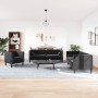 Chesterfield sofa set with 3 black velvet cushions. by , Sofas - Ref: Foro24-3209286, Price: 740,51 €, Discount: %